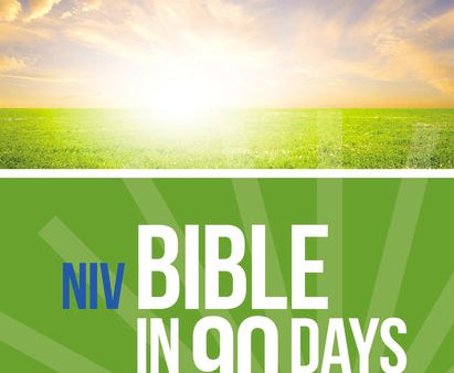 NIV, Bible in 90 Days: Cover to Cover in 12 Pages a Day Online Hot Sale