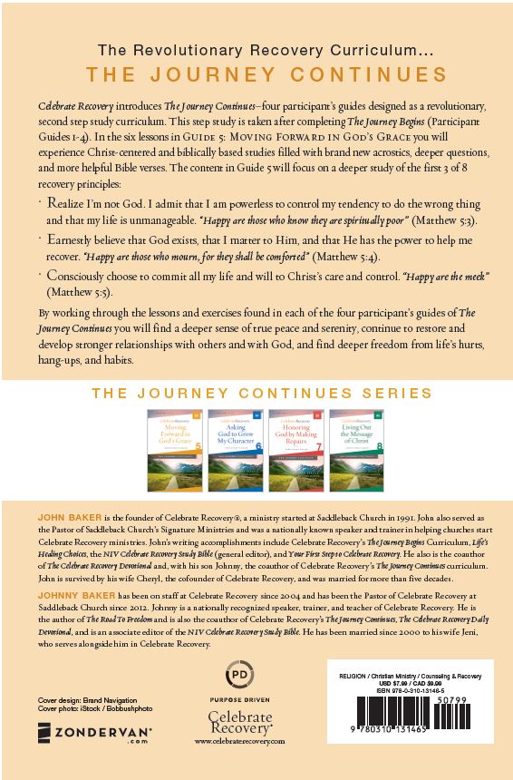 Moving Forward in God s Grace: The Journey Continues, Participant s Guide 5: A Recovery Program Based on Eight Principles from the Beatitudes For Discount