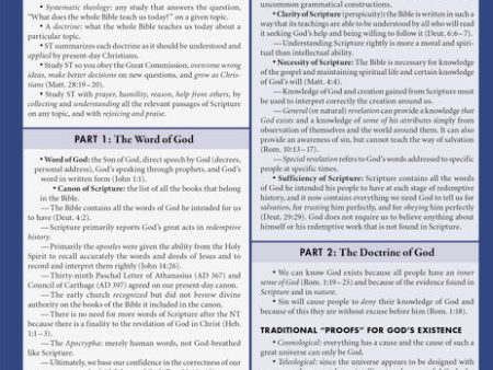 Systematic Theology Laminated Sheet For Cheap