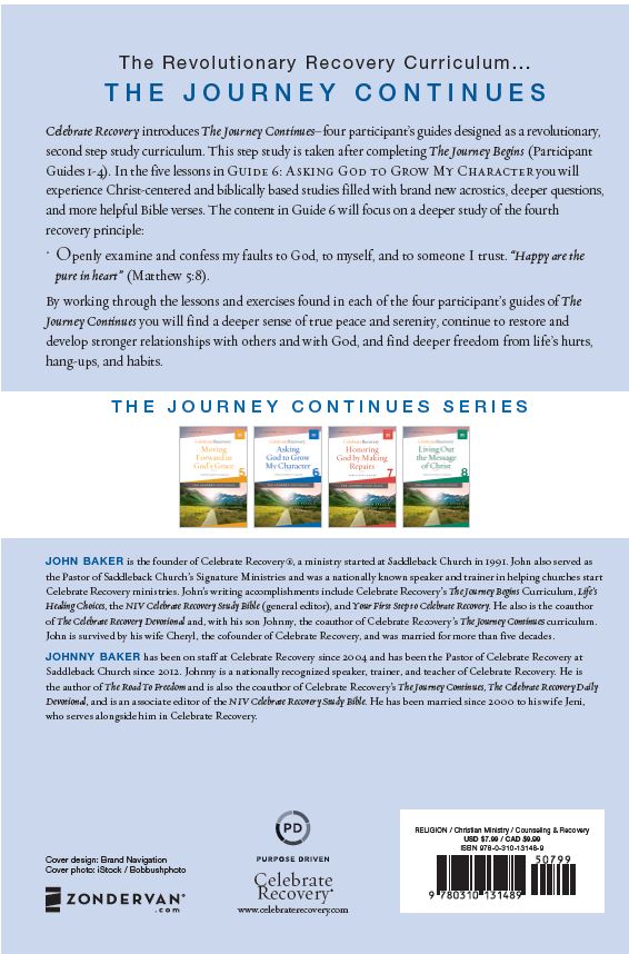 Celebrate Recovery: The Journey Continues Participant s Guide Set Volumes 5-8: A Recovery Program Based on Eight Principles from the Beatitudes Cheap