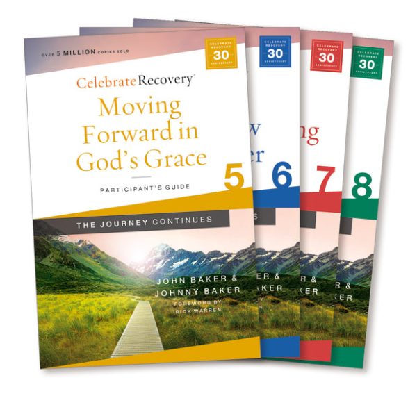 Celebrate Recovery: The Journey Continues Participant s Guide Set Volumes 5-8: A Recovery Program Based on Eight Principles from the Beatitudes Cheap