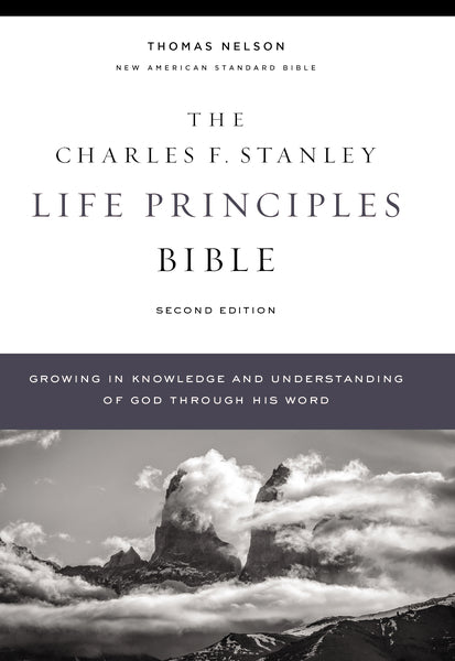 NASB, Charles F. Stanley Life Principles Bible, 2nd Edition, Comfort Print: Holy Bible, New American Standard Bible on Sale