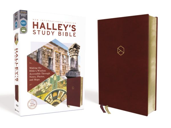 NIV, Halley s Study Bible, Red Letter Edition, Comfort Print: Making the Bible s Wisdom Accessible Through Notes, Photos, and Maps Online