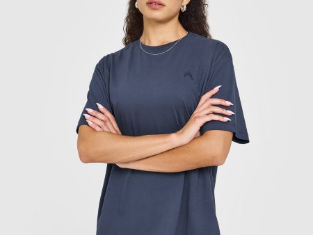 Classic Oversized Lightweight T-Shirt | True Blue For Discount