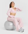 SoftMotion Long Sleeve Shrug | Ballet Pink Fashion