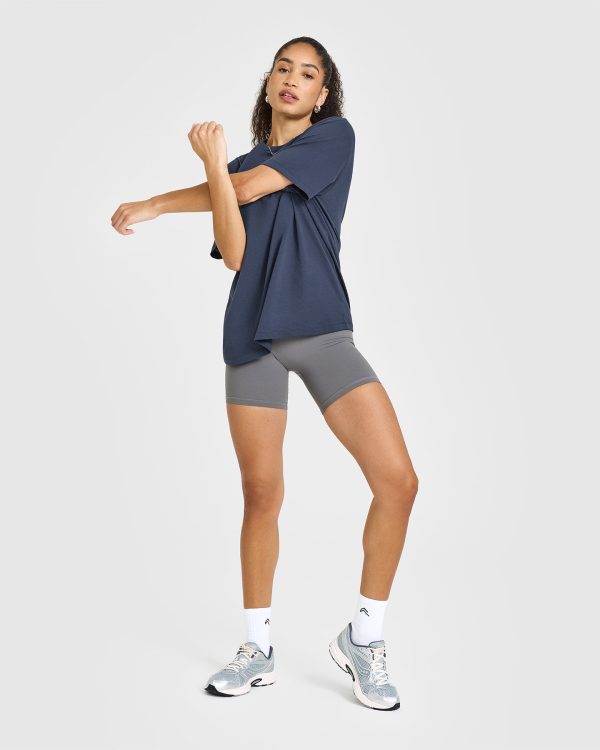 Classic Oversized Lightweight T-Shirt | True Blue For Discount