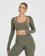 SoftMotion Long Sleeve Shrug | Alpine Green Fashion