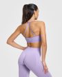 Unified Twist Sports Bra | Wisteria Purple For Cheap