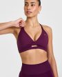 Unified Twist Sports Bra | Ripe Fig Hot on Sale