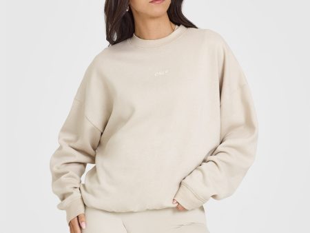 Mid Weight Sweatshirt | Sand Fashion