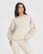 Mid Weight Sweatshirt | Sand Fashion