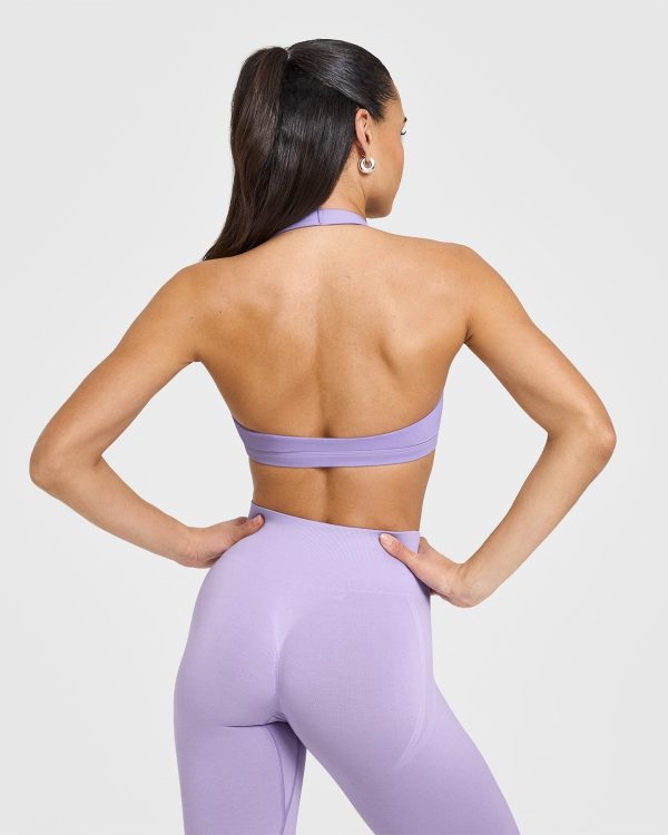 EasyLift Halter Bralette | Wisteria Purple For Cheap