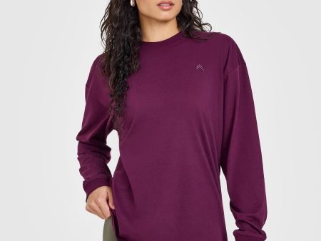 Classic Oversized Lightweight Long Sleeve Top | Ripe Fig Supply