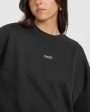 Mid Weight Sweatshirt | Soft Black For Sale