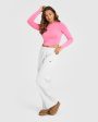 Mellow Soft Mid Long Sleeve Top | Peony Pink Supply