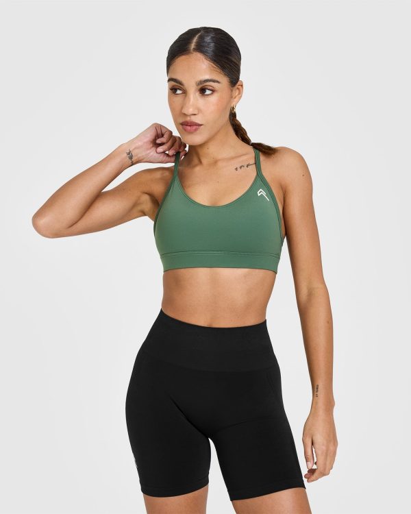 Everyday Sports Bra | Earth Green Hot on Sale