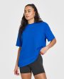 Classic Oversized Lightweight T-Shirt | Cobalt on Sale