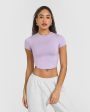 Mellow Soft Mid Short Sleeve T-Shirt | Wisteria Purple Online Sale