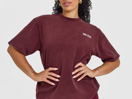 Oversized Graphic Washed T-Shirt | Rosewood Sale