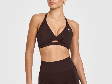 Unified Twist Sports Bra | 70% Cocoa Cheap