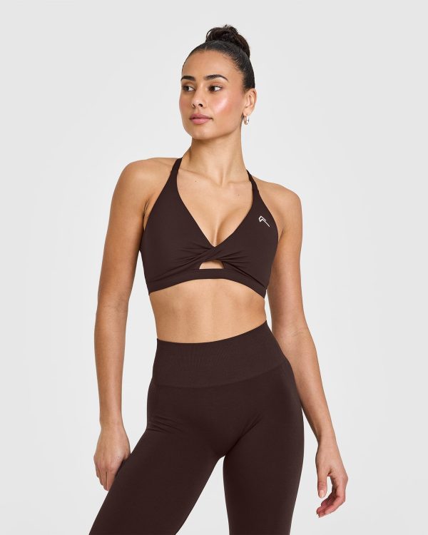 Unified Twist Sports Bra | 70% Cocoa Cheap