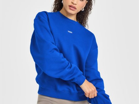 Foundations Raising the Bar Crew Neck Sweatshirt | Cobalt Blue Supply