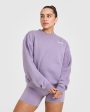 Foundations Sweatshirt With Printed Graphic | Soft Purple Supply