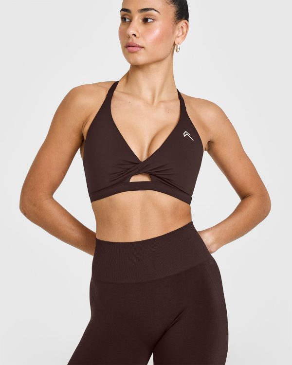 Unified Twist Sports Bra | 70% Cocoa Cheap