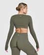 SoftMotion Long Sleeve Shrug | Alpine Green Fashion