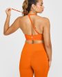 Unified Twist Sports Bra | Flame Orange Fashion