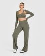 SoftMotion Long Sleeve Shrug | Alpine Green Fashion