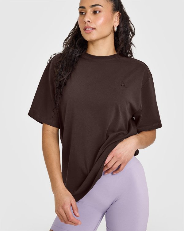 Classic Oversized Lightweight T-Shirt | 70% Cocoa Online Hot Sale