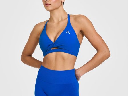 Unified Twist Sports Bra | Cobalt Blue Online Hot Sale