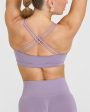 Everyday Cross Over Bralette | Soft Purple on Sale