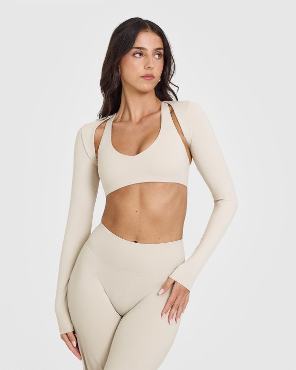 SoftMotion Long Sleeve Shrug | Sand Fashion